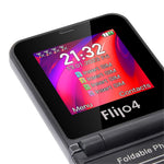 F265 2.55 Inches Cell Phone 4 SIM Cards Keypad Folding Mobile Phone