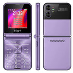F265 2.55 Inches Cell Phone 4 SIM Cards Keypad Folding Mobile Phone