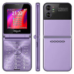 F265 2.55 Inches Cell Phone 4 SIM Cards Keypad Folding Mobile Phone