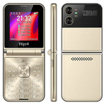 F265 2.55 Inches Cell Phone 4 SIM Cards Keypad Folding Mobile Phone