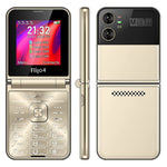 F265 2.55 Inches Cell Phone 4 SIM Cards Keypad Folding Mobile Phone