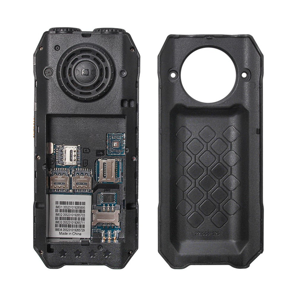 UNIWA M6000 2.4-Inch 2G 4-SIM Cards Ultra Long Standby Cell Phone with Power Bank Function