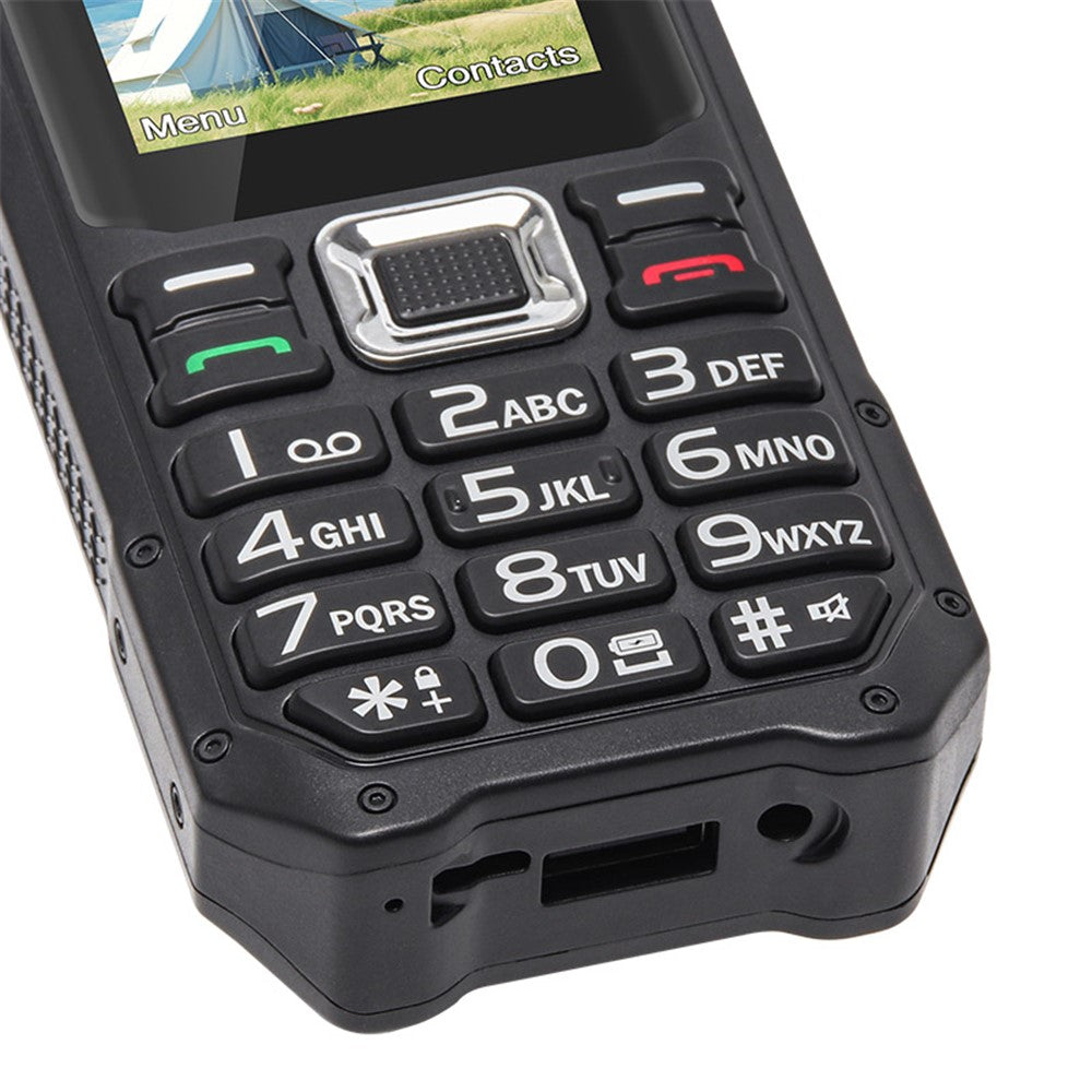 UNIWA M6000 2.4-Inch 2G 4-SIM Cards Ultra Long Standby Cell Phone with Power Bank Function