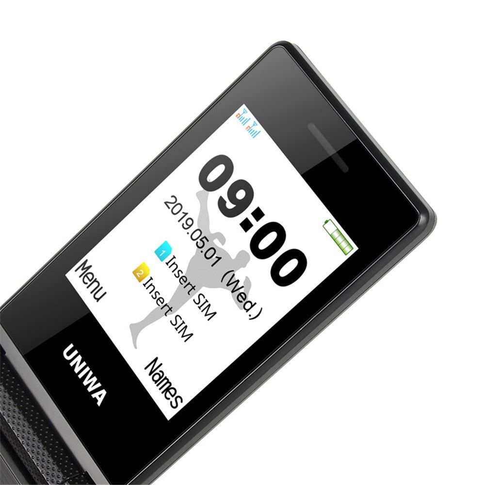 UNIWA X28 2.8-Inch Dual-Screen Display 2G Bar Phone