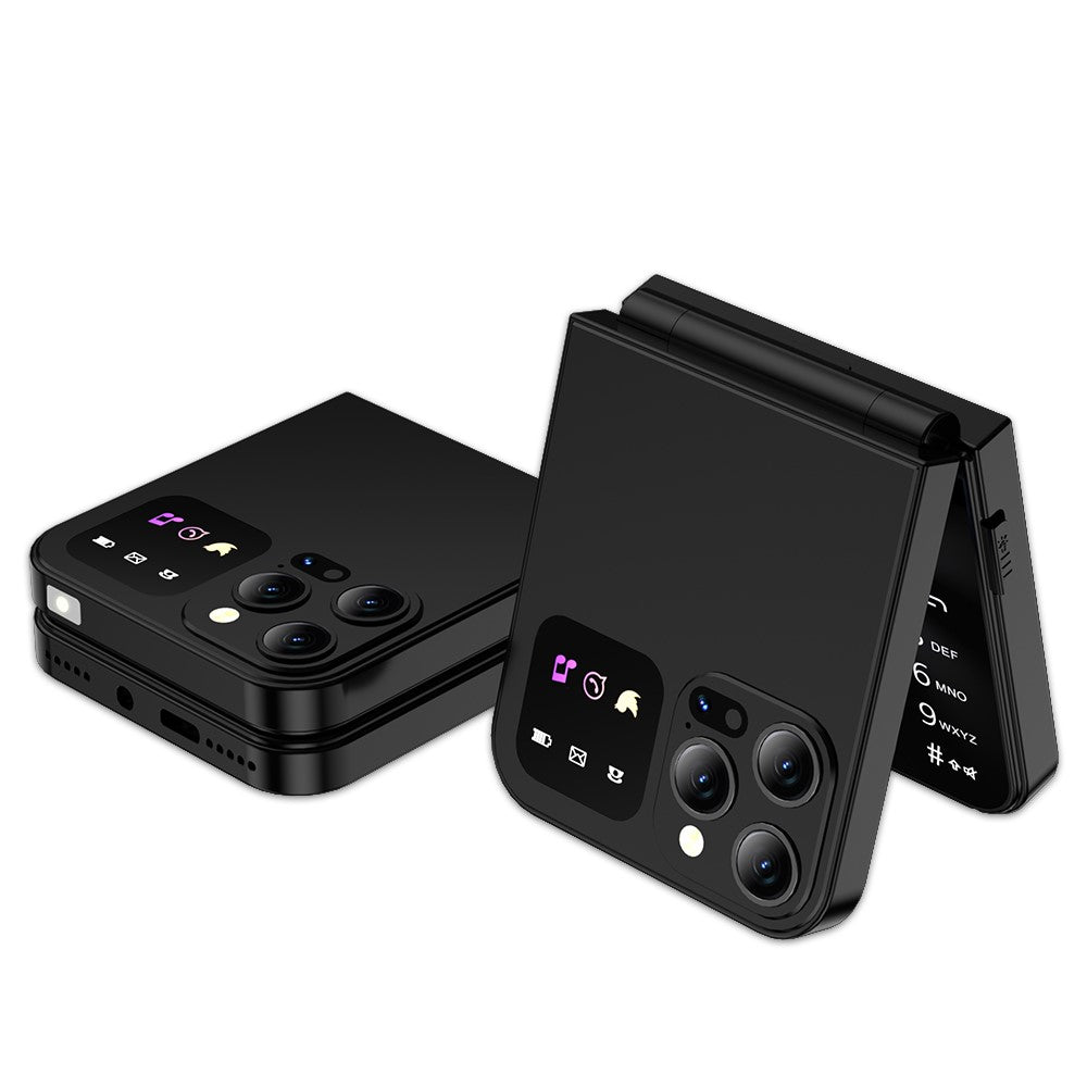 SERVO A50 Pro Dual SIM Flip 2G Bar-mobil för seniorer