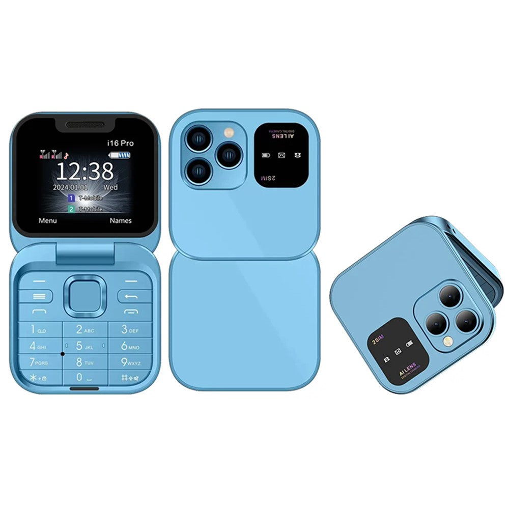 SERVO i16 Pro - Dual SIM 2G 32MB+32MB Flip Foldable Phone