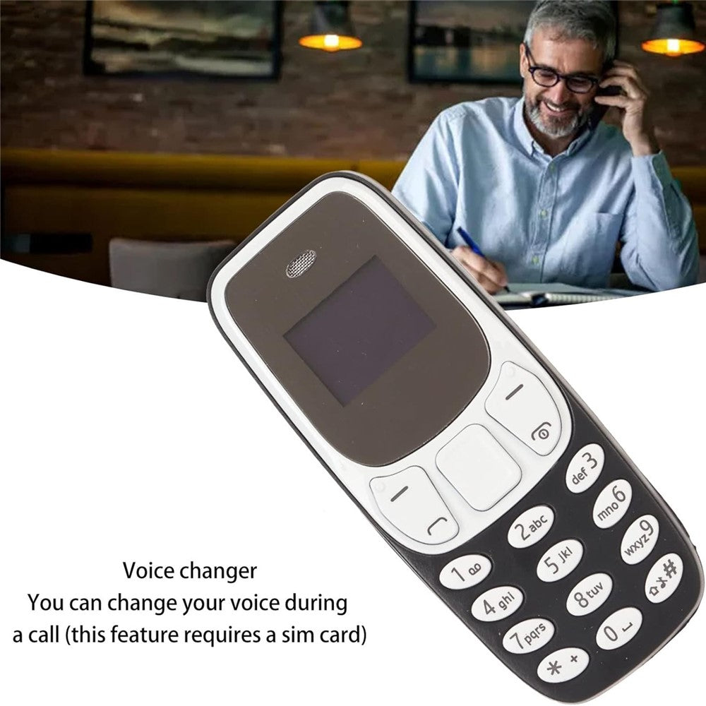 BM10 Dual SIM 0.66-inch Mini Mobile Phone 2G GSM Cellphone with Ear Hook