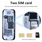 BM222 0.66-Inch Mini Dual SIM Standby Phone Portable Bar Phone