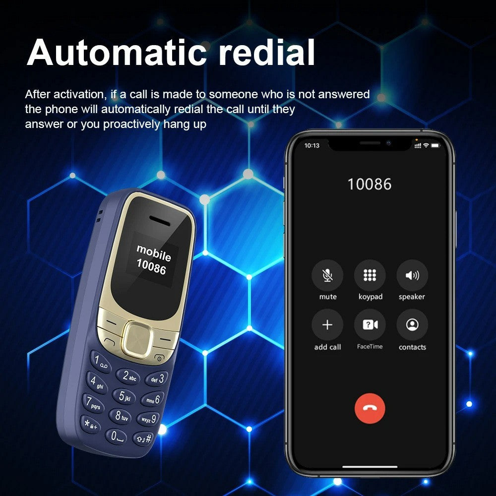 BM35 2G 0.66-Inch Mini Dual SIM Standby Slim Cell Phone