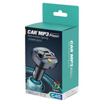 C4S Bluetooth-compatible 5.3 FM Transmitter with Digital Display for Car PD 30W+QC 3.0 Car Charger Audio MP3 Player