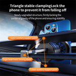 ZY-YC19 Car Phone Holder Bracket, Air Vent Hook + Adhesive Base