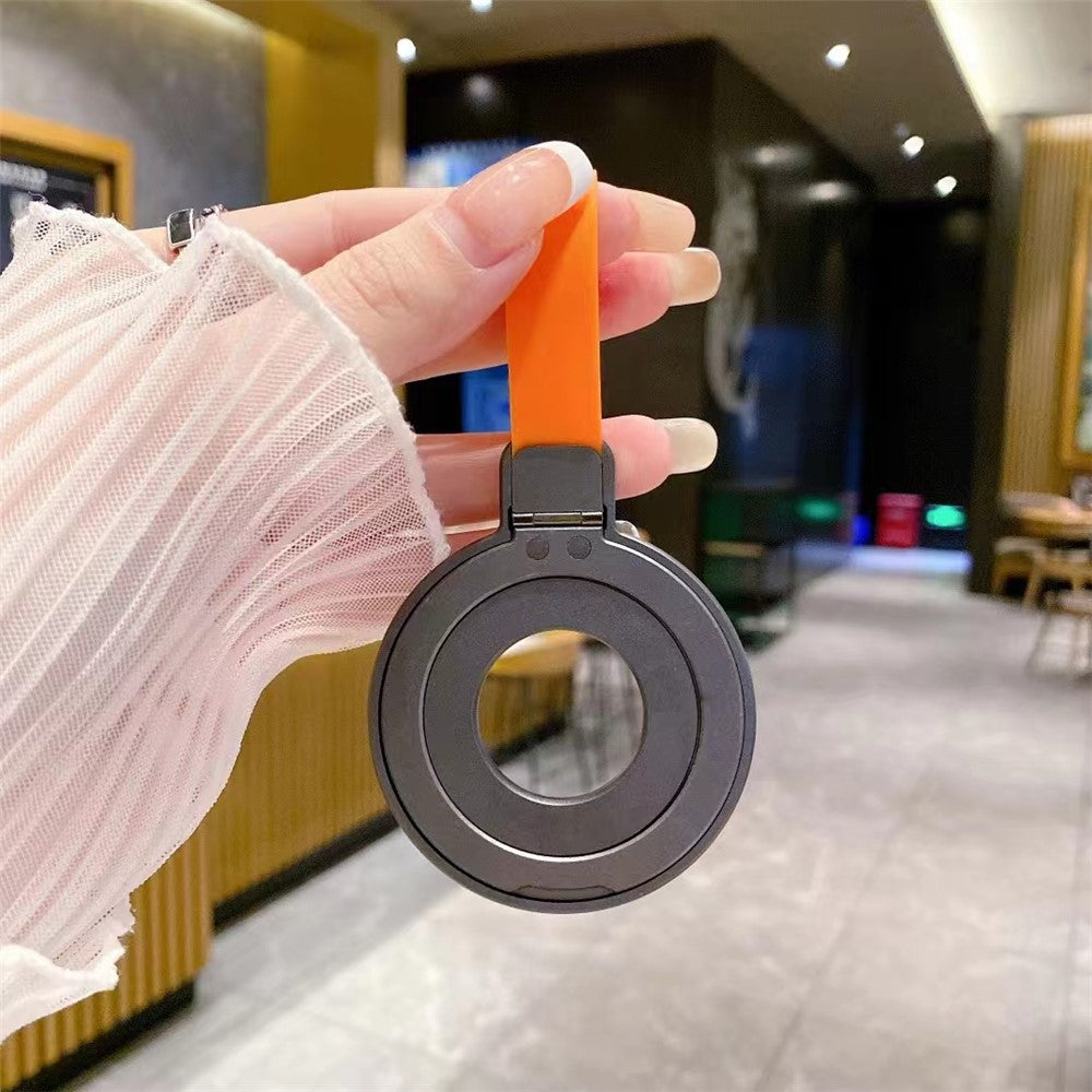 Phone Grip Stand with Finger Loop Strap Magnetic Ring Holder Kickstand for iPhone 15-12