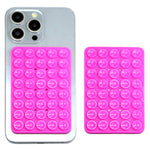 RK-X8 40 Grain Silicone Suction Cups Phone Mount Double Sides Mirror Shower Phone Holder