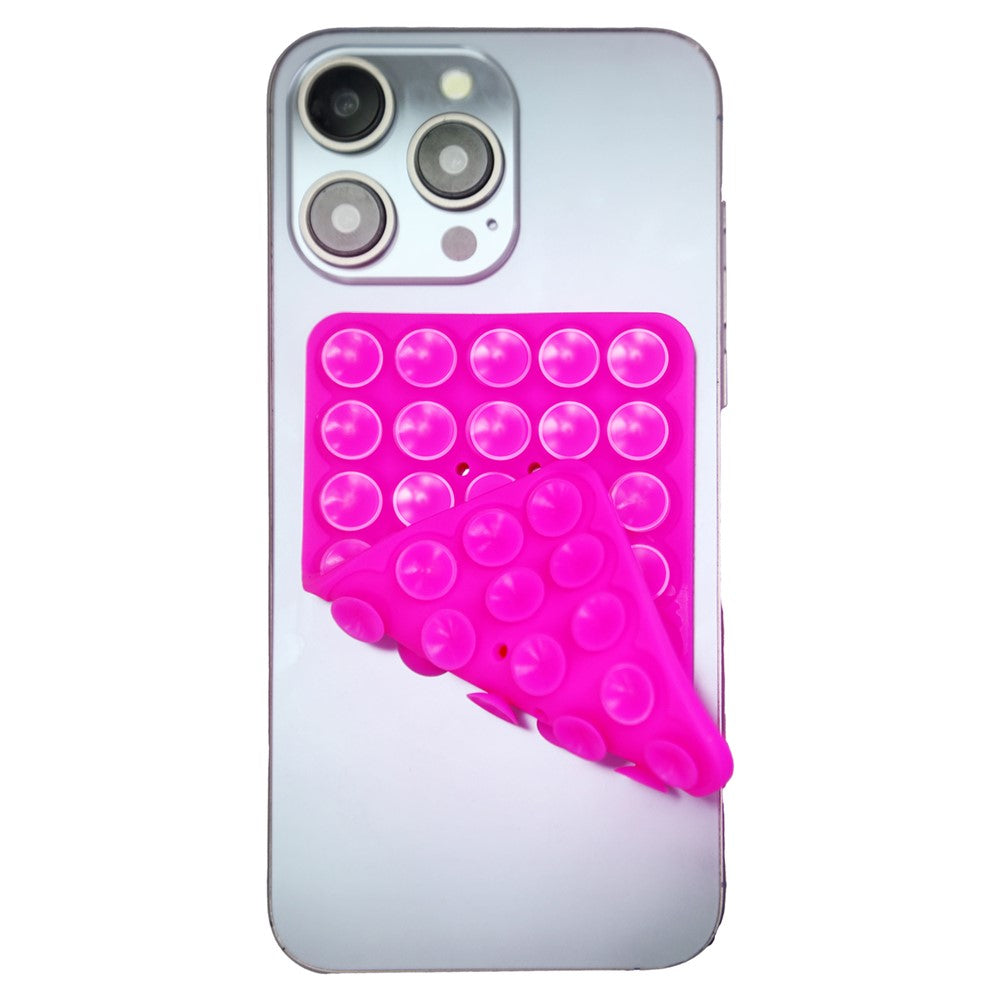 RK-X8 40 Grain Silicone Suction Cups Phone Mount Double Sides Mirror Shower Phone Holder