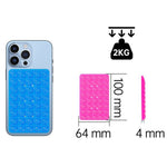 RK-X8 40 Grain Silicone Suction Cups Phone Mount Double Sides Mirror Shower Phone Holder