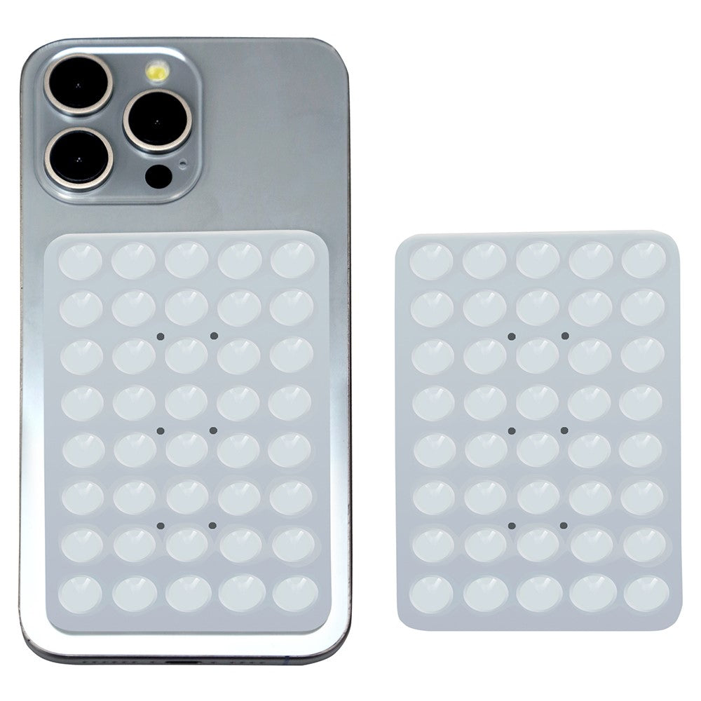 RK-X8 40 Grain Silicone Suction Cups Phone Mount Double Sides Mirror Shower Phone Holder