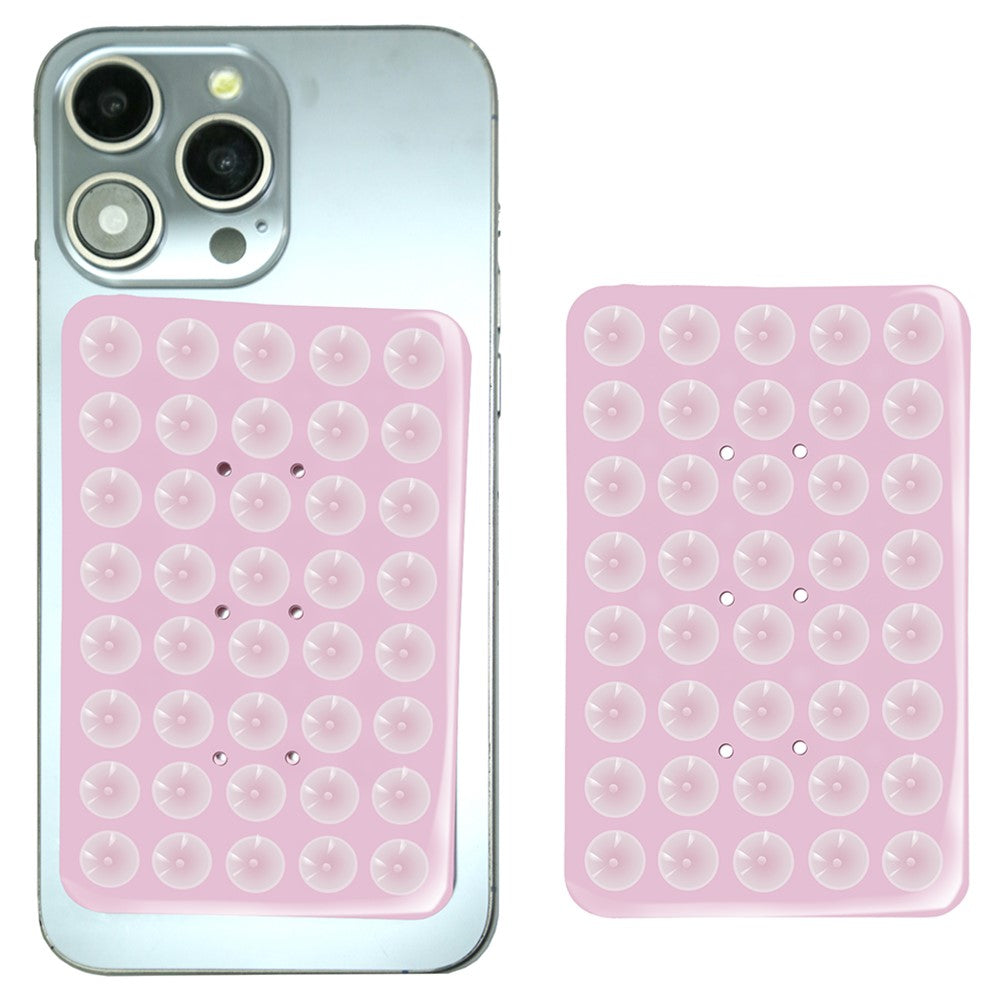 RK-X8 40 Grain Silicone Suction Cups Phone Mount Double Sides Mirror Shower Phone Holder
