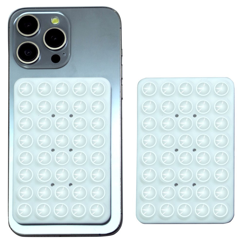 RK-X8 40 Grain Silicone Suction Cups Phone Mount Double Sides Mirror Shower Phone Holder