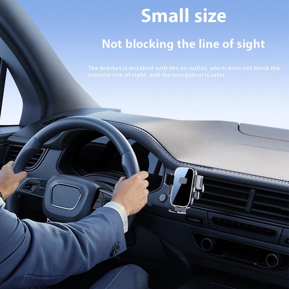 360-Degree Rotating Car Air Vent Phone Holder for 4.5-7 inch Smartphones