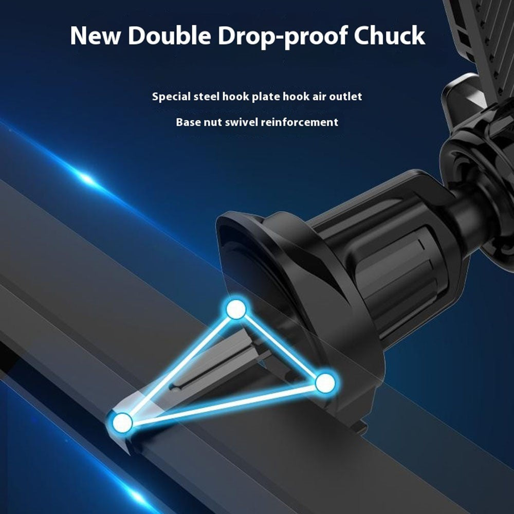 360-Degree Rotating Car Air Vent Phone Holder for 4.5-7 inch Smartphones
