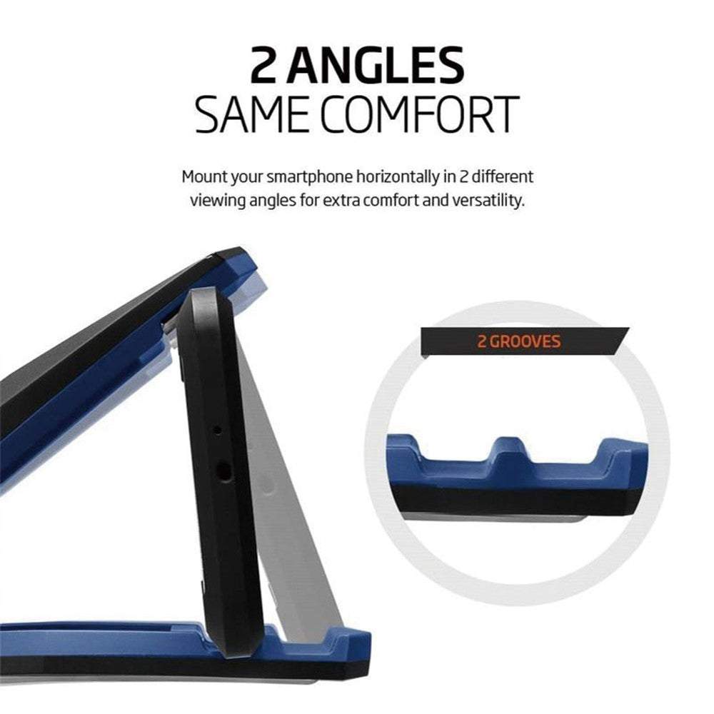 Universal Car Desk Mount Adjustable Mobile Phone Alligator Clip Cellphone Stand Bracket (without Alcohol Pad)