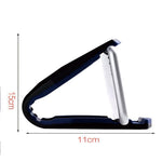 Universal Car Desk Mount Adjustable Mobile Phone Alligator Clip Cellphone Stand Bracket (without Alcohol Pad)