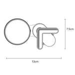 YESIDO C213 Floating Screen Clip-On Magnetic Holder for iPhone 12 / 13 / 14 / 15 / 16 Series, 360-Degree Rotation