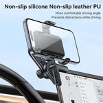 YESIDO C250 Floating Screen Clip-On Phone Holder, 360-Degree Rotating