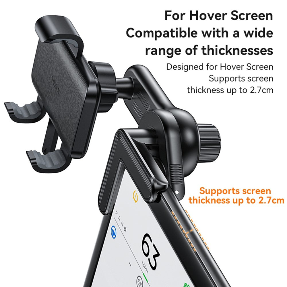 YESIDO C250 Floating Screen Clip-On Phone Holder, 360-Degree Rotating