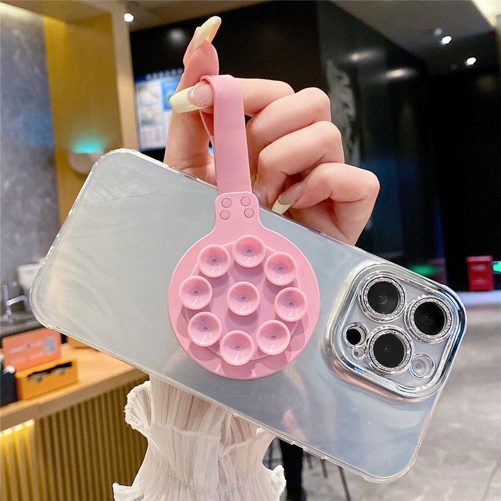 Magnetic Suction Cup Phone Mount Hands-Free Mirror Shower Phone Holder