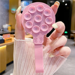 Magnetic Suction Cup Phone Mount Hands-Free Mirror Shower Phone Holder