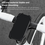WEST BIKING YP0715084 Bike Handlebar Phone Holder Soft Silicone E-Bike Bicycle Cellphone Bracket