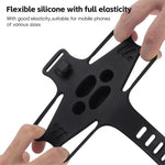 WEST BIKING YP0715084 Bike Handlebar Phone Holder Soft Silicone E-Bike Bicycle Cellphone Bracket