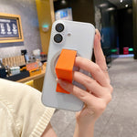 Alloy + PU Leather Kickstand Phone Holder