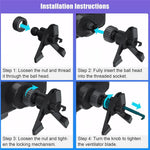 15W Car Air Outlet Rotating Wireless Charging Phone Holder (Air Outlet Model)