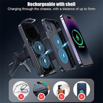 15W Car Air Outlet Rotating Wireless Charging Phone Holder (Air Outlet Model)