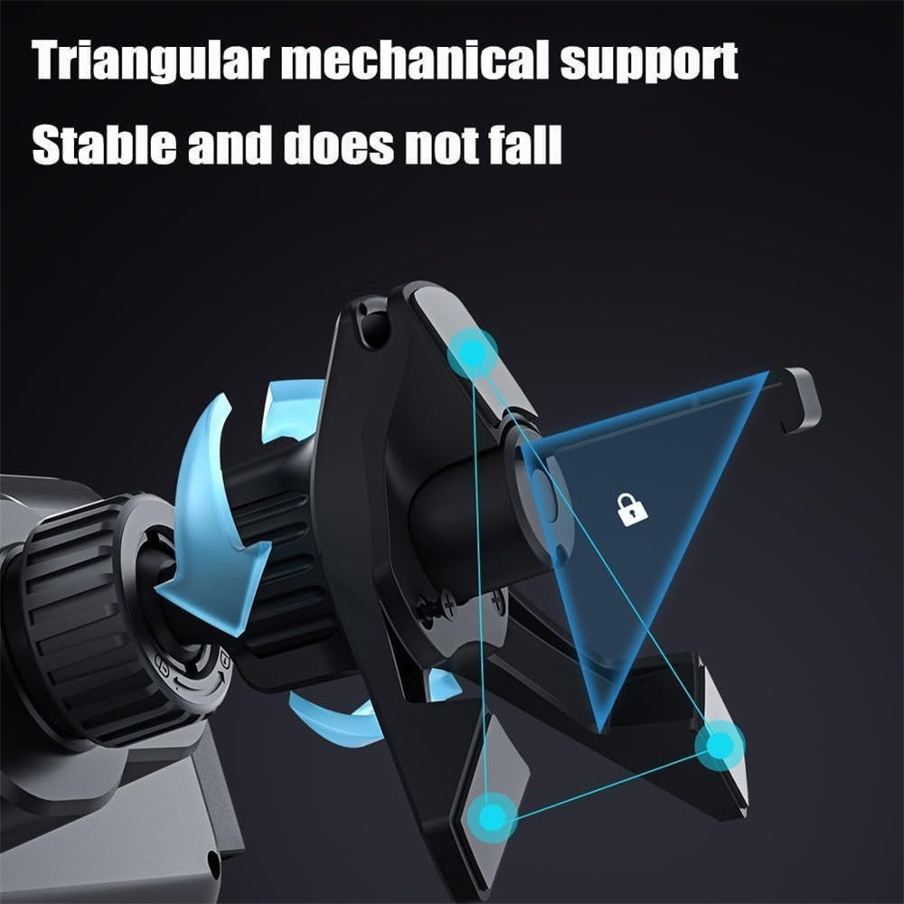 15W Car Air Outlet Rotating Wireless Charging Phone Holder (Air Outlet Model)
