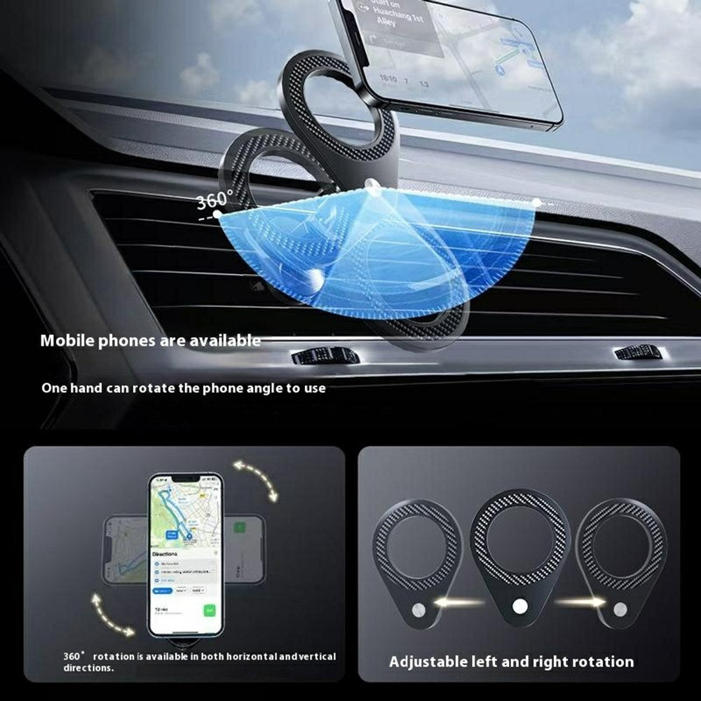158E Car Air Vent Hook Mount 360 Degree Rotating Cell Phone Bracket