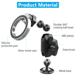 159A Adhesive Base Magnetic Car Dashboard Mount Phone Holder Bracket with 360 Degree Rotation