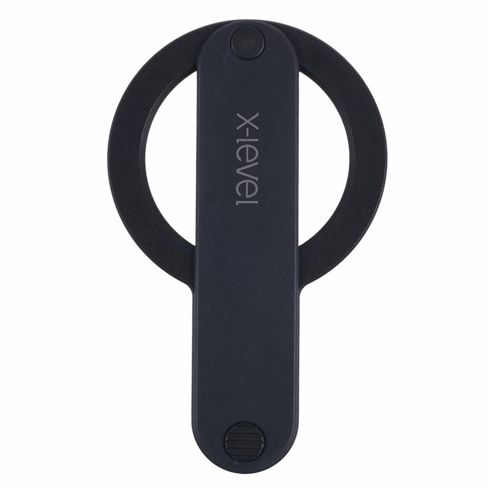 X-LEVEL Magnetic Ring Holder for Cell Phone Back Kickstand with Finger Strap
