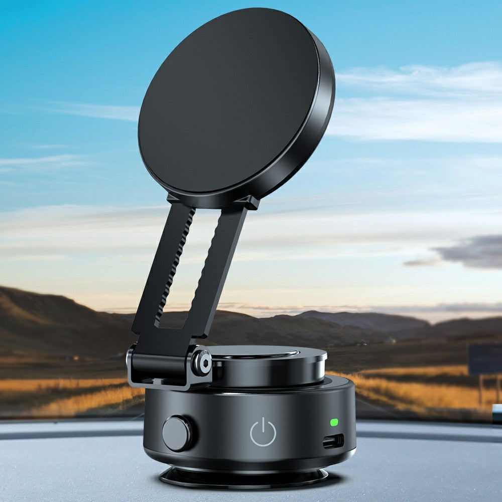V1 Universal Car Dashboard Phone Holder Extendable Electric Suction Magnetic Foldable Stand