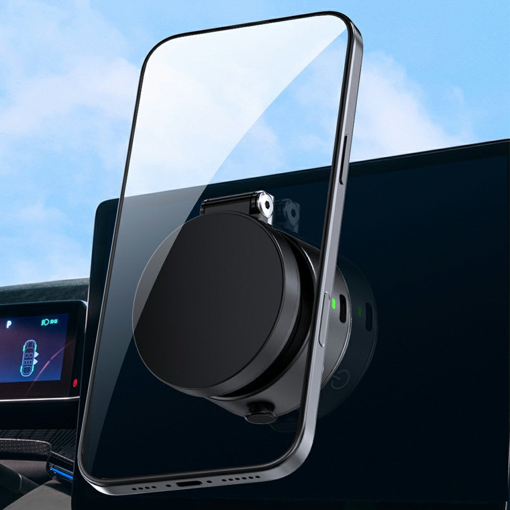 V1 Universal Car Dashboard Phone Holder Extendable Electric Suction Magnetic Foldable Stand