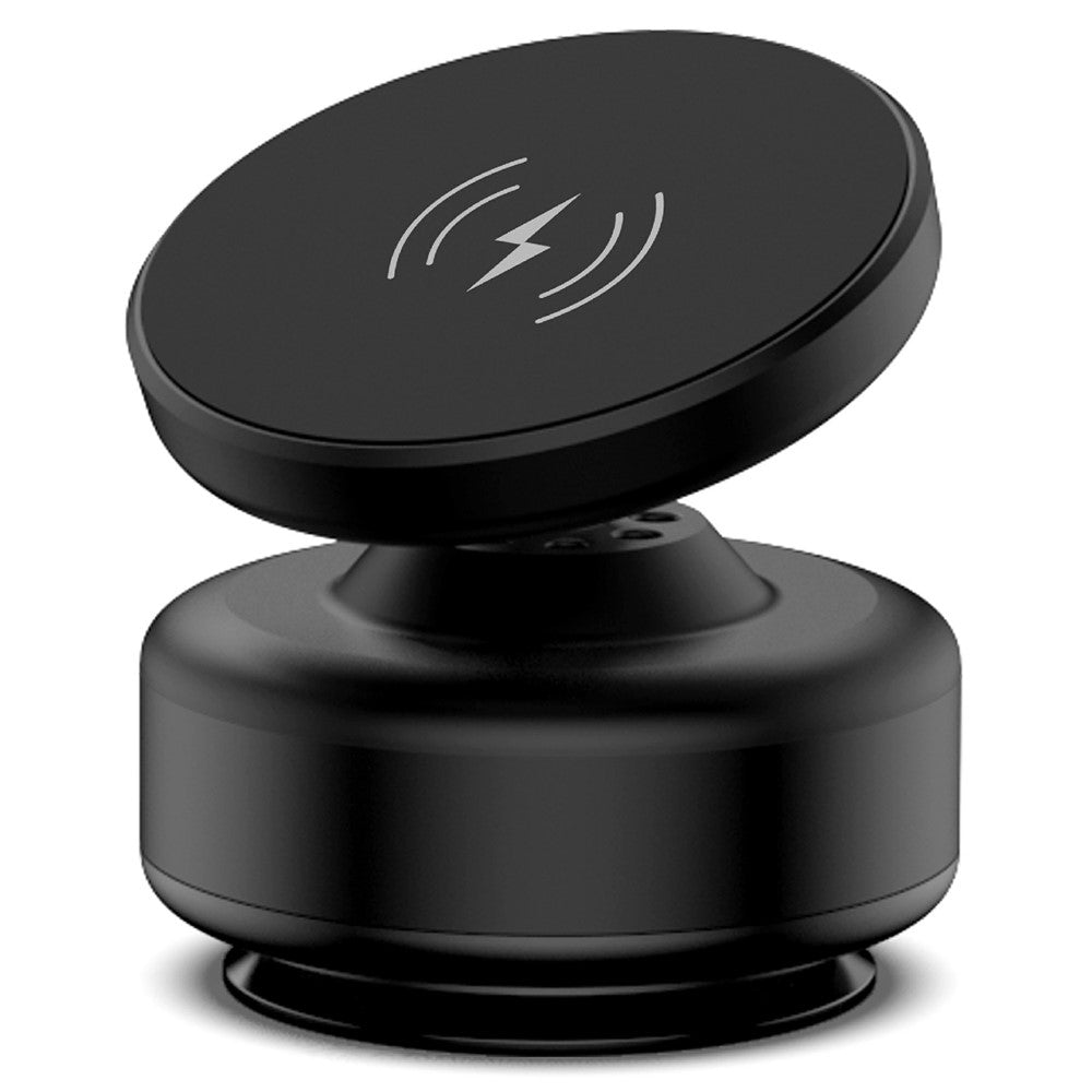 X9C Car Magnetic Suction Vacuum Phone Holder 360-Degree Rotation Wireless Charging Navigation Stand