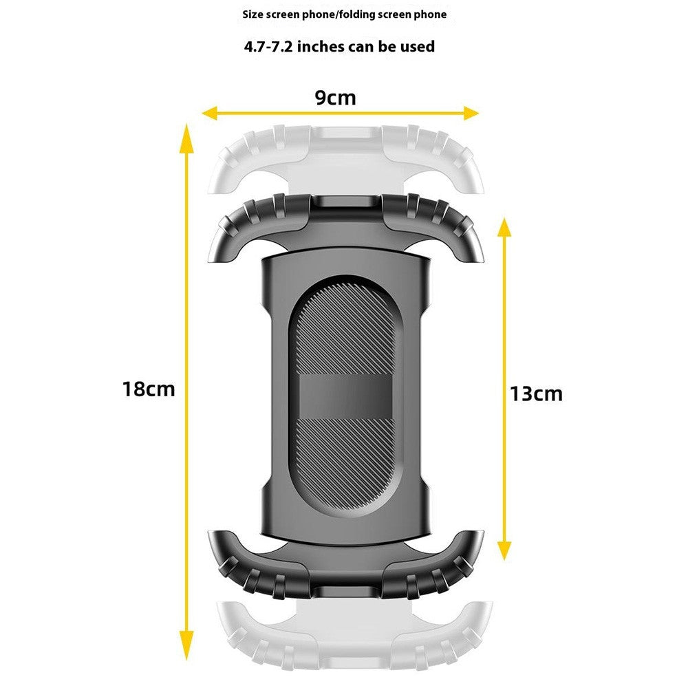 Z012 Motorcycle Bicycle Handlebar Phone Mount 360 Degree Rotation Adjustable Universal Cellphone Holder