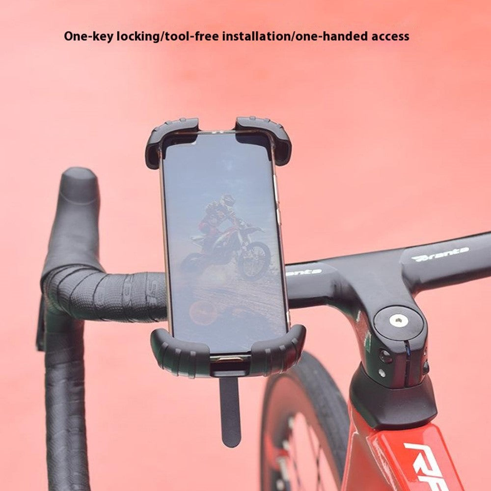 Z012 Motorcycle Bicycle Handlebar Phone Mount 360 Degree Rotation Adjustable Universal Cellphone Holder