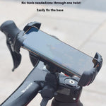 Z012 Motorcycle Bicycle Handlebar Phone Mount 360 Degree Rotation Adjustable Universal Cellphone Holder