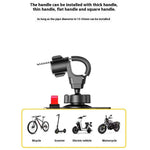 Z012 Motorcycle Bicycle Handlebar Phone Mount 360 Degree Rotation Adjustable Universal Cellphone Holder