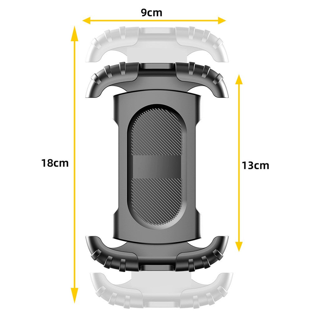 Z012 Motorcycle Bicycle Rearview Mirror Phone Mount 360 Degree Rotation Universal Cellphone Holder