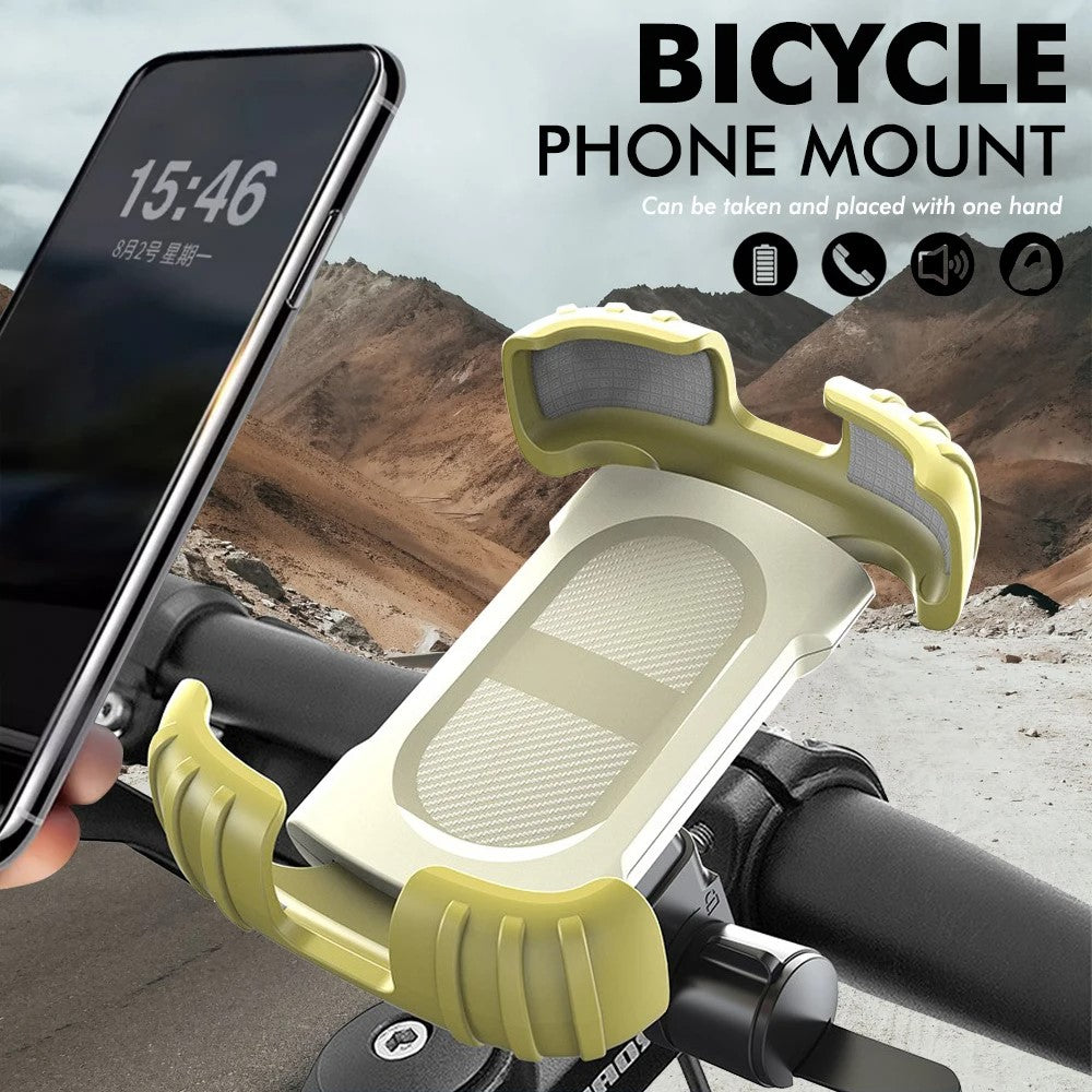 Z012 Motorcycle Bicycle Handlebar Phone Mount 360 Degree Rotation Universal Cellphone Holder