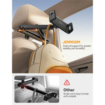 JOYROOM JR-ZS433 Car Headrest Mount Tablet Holder PC + Aluminum Alloy Dual Axis Extendable Stand